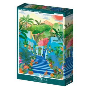 Pieces and Peace: Blue Heaven (1000) verticale puzzel