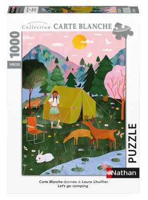 Nathan: Let's Go Camping (1000) verticale puzzel