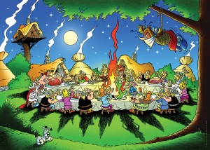 Nathan: Asterix and Obelix The Banquet (1500) legpuzzel