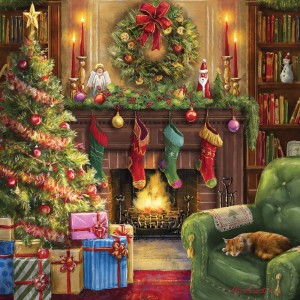 Bluebird: Cozy Christmas Evening (1000) kerstpuzzel