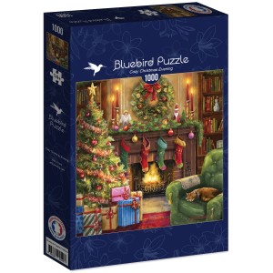 Bluebird: Cozy Christmas Evening (1000) kerstpuzzel