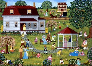 Alipson: Village Easter Egg Hunt (500) legpuzzel