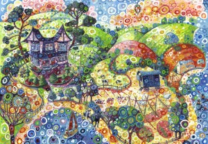 Grafika: Visit Devon - Sally Rich (1000) legpuzzel