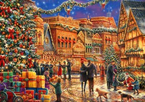 Bluebird: Christmas at the Town Square (2000) kerstpuzzel