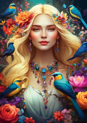 Bluebird: Aurora - Soul of Nature Collection (1000) verticale puzzel