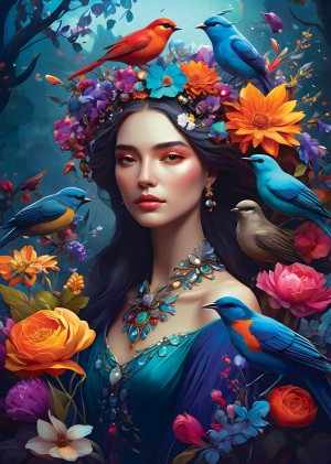 Bluebird: Diana - Soul of Nature Collection (1000) verticale puzzel