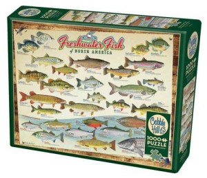 Cobble Hill: Freshwater Fish of North America (1000) legpuzzel
