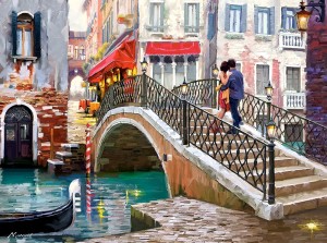 Castorland: Venice Bridge (2000) legpuzzel