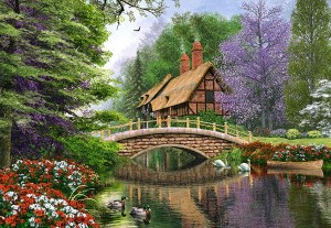 Castorland: River Cottage (1000) legpuzzel
