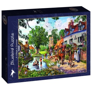 Bluebird: A Village in Summer (1000) legpuzzel