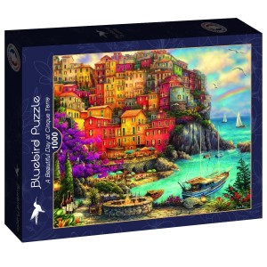 	 Bluebird: A Beautiful Day at Cinque Terre (1000) legpuzzel