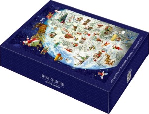 Coppenrath: Der Dienstplan des Weihnachtsmanns (1000) kerstpuzzel