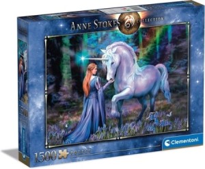 Clementoni: Anne Stokes - Bluebell Wood (1500) fantasypuzzel