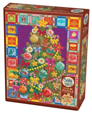 Cobble Hill: Christmas Tree Quilt (275XXL) Easy Handling puzzel