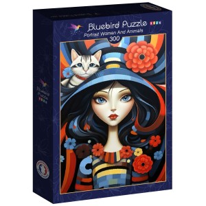 Bluebird: Portrait Women and Animals (300) kinderpuzzel