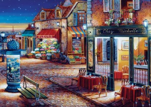 Art Puzzle: Café Chez Michelle (500) legpuzzel