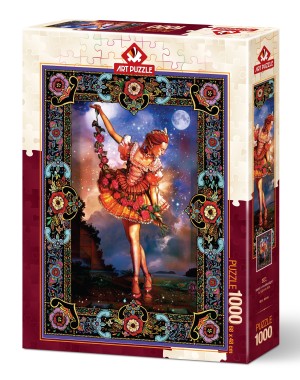 Art Puzzle: Ballet in the Moonlight (1000) verticale puzzel