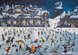 Art Puzzle: Dance on Ice (2000) legpuzzel