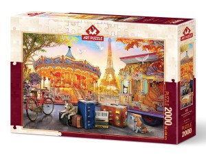 Art Puzzle: Amusement Park, Paris (2000) legpuzzel