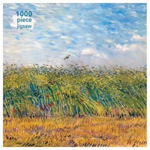 Flame Tree: Vincent van Gogh - Wheatfield with a Lake (1000) kunstpuzzel