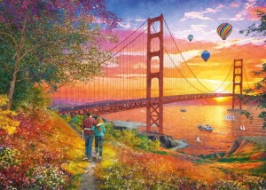 Schmidt: Wandeling naar de Golden Gate Bridge (2000) legpuzzel