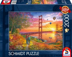 Schmidt: Wandeling naar de Golden Gate Bridge (2000) legpuzzel