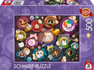 Schmidt: Coffee Art Kittens (500) kattenpuzzel