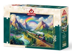 Art Puzzle: Rainbow Express (260XL) legpuzzel