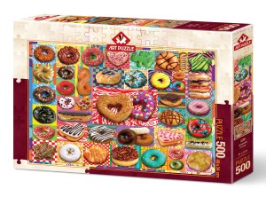 Art Puzzle: Doughtnuts (500) legpuzzel