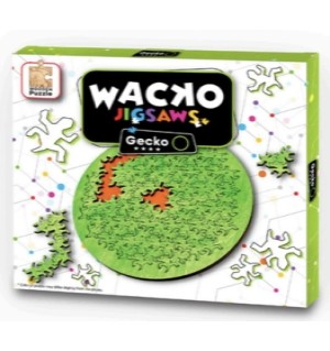 Eureka: Wacko Jigsaws - Gecko houten legpuzzel