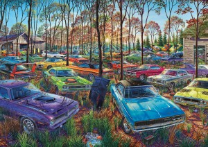 Art Puzzle: Auto Graveyard (1000) legpuzzel