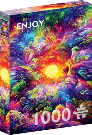 Enjoy: Rainbow Tropic (1000) verticale puzzel