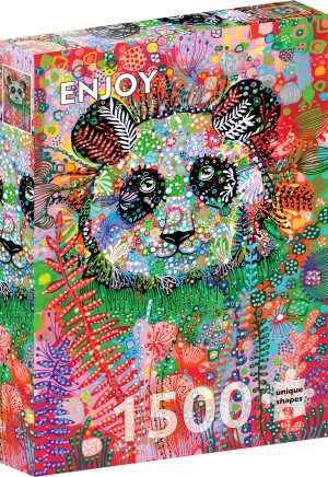 Enjoy: Enigmatic Panda (1500) verticale puzzel