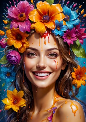 Enjoy: Flower Girl (1000) verticale puzzel