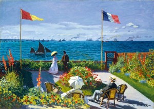 Art by Bluebird: Garden at Sainte-Adresse (1000) kunstpuzzel