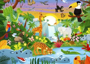 Bluebird Kids: Jungle Adventure (204) kinderpuzzel
