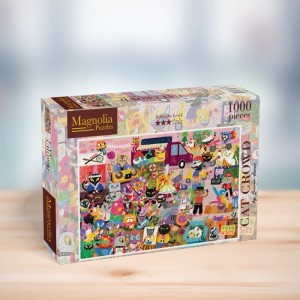 Magnolia: Cat Crowd (1000) kattenpuzzel