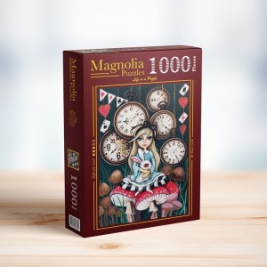 Magnolia: Alice Time (1000) verticale puzzel