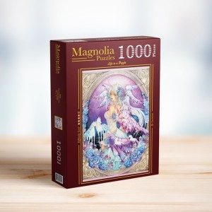Magnolia: Crystal Unicorn (1000) verticale puzzel