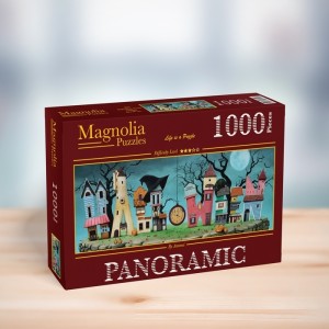 Magnolia: Halloween Town (1000) panoramapuzzel
