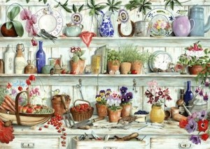 House of Puzzles: Posies and Produce (500BIG) legpuzzel