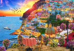 Bluebird: Positano Italy (1000) legpuzzel