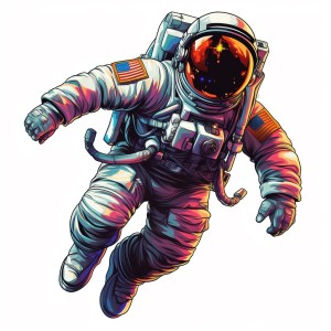 Eureka: Rainbowooden - Astronaut (200) houten legpuzzel