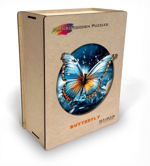 Eureka: Rainbowooden - Butterfly (200) houten legpuzzel