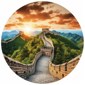 Eureka: Rainbowooden - Great Wall (200) houten legpuzzel