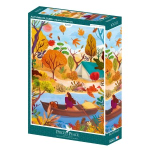 Pieces and Peace: Autumn Colours (1000) verticale puzzel