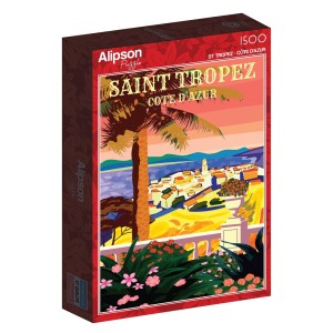 Alipson: St Tropez - Côte d'Azur (1500) verticale puzzel