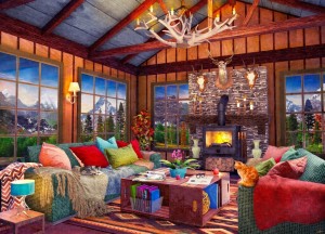 Bluebird: Cabin Holiday Home (1500) legpuzzel