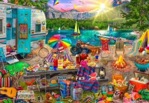 Bluebird: The Family Campsite (1000) legpuzzel