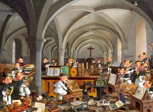 Grafika: Francois Ruyer - Scriptorium (2000) legpuzzel